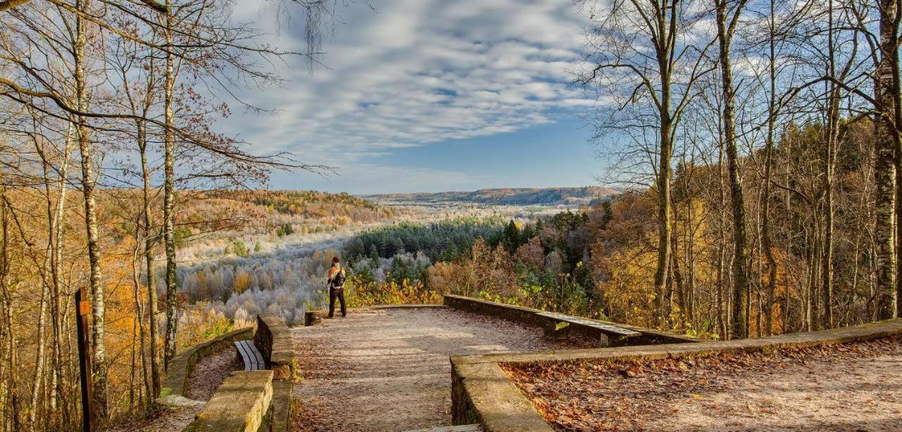 Glempings Klaukas Hotel Sigulda Bagian luar foto